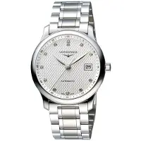 Longines Herreur L2.793.4.77.6 Master Sølvfarvet/Stål Ø40 mm