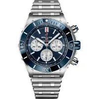 Breitling Herreur AB0136161C1A1 Super Chronomat B01 44 Blå/Stål