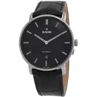 Rado Herreur R14067166 DiaMaster Thinline Sort/Læder Ø40.7 mm