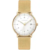 Junghans Dameur 47/7452.46 Max Bill Ladies Hvid/Guldtonet stål