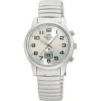 Master Time Dameur MTLA-10820-42M Classic Sølvfarvet/Stål Ø34 mm