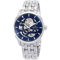 Hamilton Herreur H42535141 Jazzmaster Skeleton Blå/Stål Ø40 mm