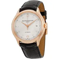 Baume & Mercier Herreur MOA10104 CLIFTON Sølvfarvet/Læder