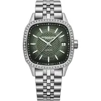 Raymond Weil Dameur 2490-STS-52051 Freelancer Grøn/Stål 34.5x34.5 mm