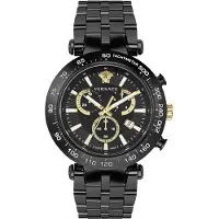 Versace Herreur VEJB00722 V Race Sort/Stål Ø46 mm