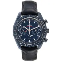 Omega Herreur 304.93.44.52.03.001 Speedmaster Moonwatch Blå/Læder