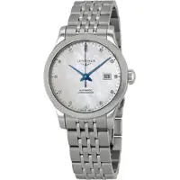 Longines Dameur L2.321.4.87.6 Record Hvid/Stål Ø30 mm