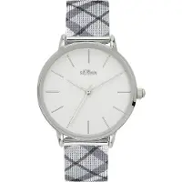 s.Oliver Dameur SO-4203-MQ Classic Hvid/Stål Ø37 mm