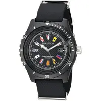 Nautica Herreur NAPSRF001 Sort/Gummi Ø46 mm