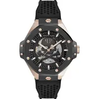 Philipp Plein Herreur PWPFA0224 The Skeleton Sort/Gummi Ø44.5 mm