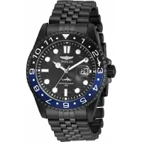 Invicta Herreur 30627 Sort/Stål Ø43 mm