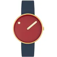 Picto 34097-6714G Rød/Læder Ø34 mm