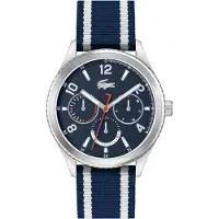Lacoste Herreur 2011290 Deuce Blå/Tekstil Ø44 mm