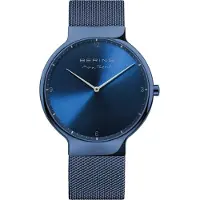 Bering Herreur 15540-397 Max Rene Blå/Stål Ø40 mm