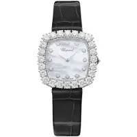 Chopard Dameur 13A386-1106 L Heure Du Diamant Hvid/Læder