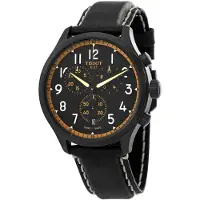 Tissot Herreur T116.617.36.052.02 T-Sport Sort/Læder Ø45 mm