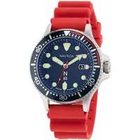 Nautica Herreur NAPCBS301 N83 Blå/Gummi Ø43 mm