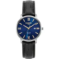 Roamer of Switzerland Dameur 958844-41-41-05 Valais Blå/Læder Ø32