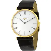Longines Herreur L4.755.2.11.2 Grande Classique Hvid/Læder Ø36 mm