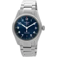 Longines L3.410.4.93.6 Spirit Blå/Stål Ø37 mm