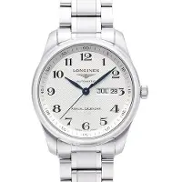Longines Herreur L2.910.4.78.6 Master Sølvfarvet/Stål Ø40 mm