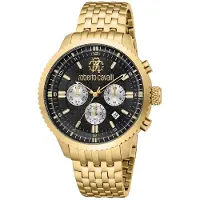 Roberto Cavalli by Franck Muller Herreur RC5G127M0075 Stile Sort/Gul