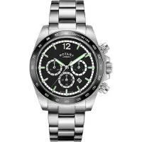 Rotary Herreur GB05440/04 Henley Sort/Stål Ø41 mm