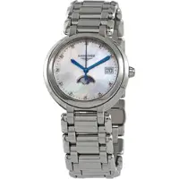 Longines Dameur L8.116.4.87.6 Primaluna Hvid/Stål Ø34 mm