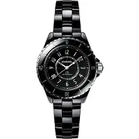 Chanel Dameur H5696 J12 Sort/Keramik Ø33 mm