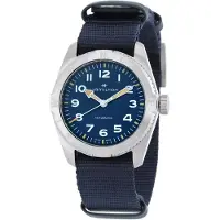 Hamilton Herreur H70225940 Khaki Field Expedition Auto Blå/Tekstil