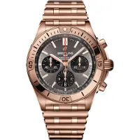 Breitling Herreur RB0134101B1R1 Chronomat B01 42 Grå/18 karat rosa