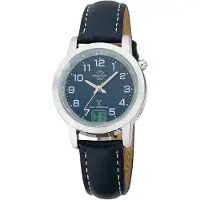 Master Time Dameur MTLA-10490-32L Funk Basic Blå/Læder Ø34 mm