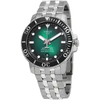 Tissot Herreur T120.407.11.091.01 Seastar Grøn/Stål Ø43 mm