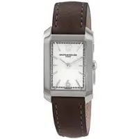 Baume & Mercier Dameur M0A10471 Hampton Sølvfarvet/Læder
