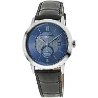 Baume & Mercier Herreur M0A10480 Classima Blå/Læder Ø42 mm