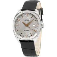 Mido Herreur M024.507.16.071.00 Belluna Sølvfarvet/Læder Ø41.3 mm