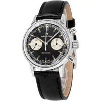 Hamilton Herreur H38429730 American Classic Intra-Matic Sort/Læder