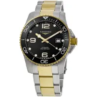 Longines Herreur L3.781.3.56.7 HydroConquest Sort/Stål Ø41 mm