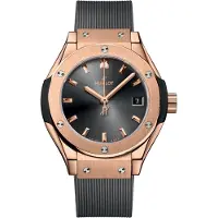 Hublot Dameur 591.OX.7080.RX Classic Fusion Grå/Gummi Ø29 mm