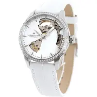 Hamilton Dameur H32205890 Jazzmaster Hvid/Læder Ø36 mm