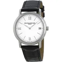 Baume & Mercier Dameur M0A10148 CLASSIMA Hvid/Læder Ø33 mm