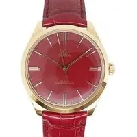 Omega Herreur 435.53.40.21.11.001 De Ville Tresor Rød/Læder Ø40 mm