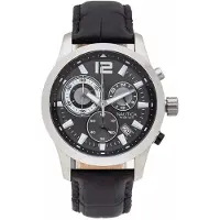 Nautica Herreur NAPLECR13 Long Beach Grå/Læder Ø43 mm