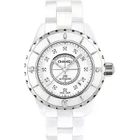 Chanel Dameur H1629 J12 Hvid/Keramik Ø38 mm