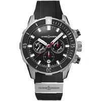 Ulysse Nardin Herreur 1503-170-3-92 Diver Sort/Gummi Ø44 mm