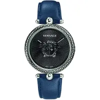 Versace Dameur VCO080017 Palazzo Empire Sort/Læder Ø39 mm