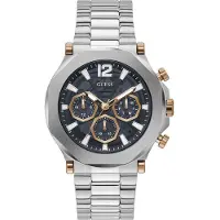 GUESS Herreur GW0539G1 Edge Grå/Stål Ø46 mm