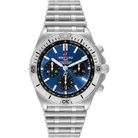 Breitling Herreur AB0134101C1A1 Chronomat B01 42 Blå/Stål Ø42 mm