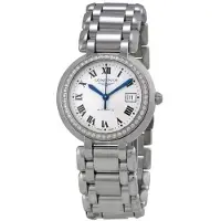 Longines Dameur L8.111.0.71.6 Primaluna Sølvfarvet/Stål Ø26.5 mm