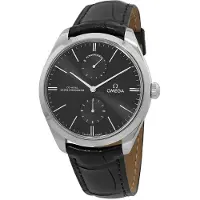 Omega Herreur 435.13.40.22.01.001 De Ville Tresor Sort/Læder Ø40 mm